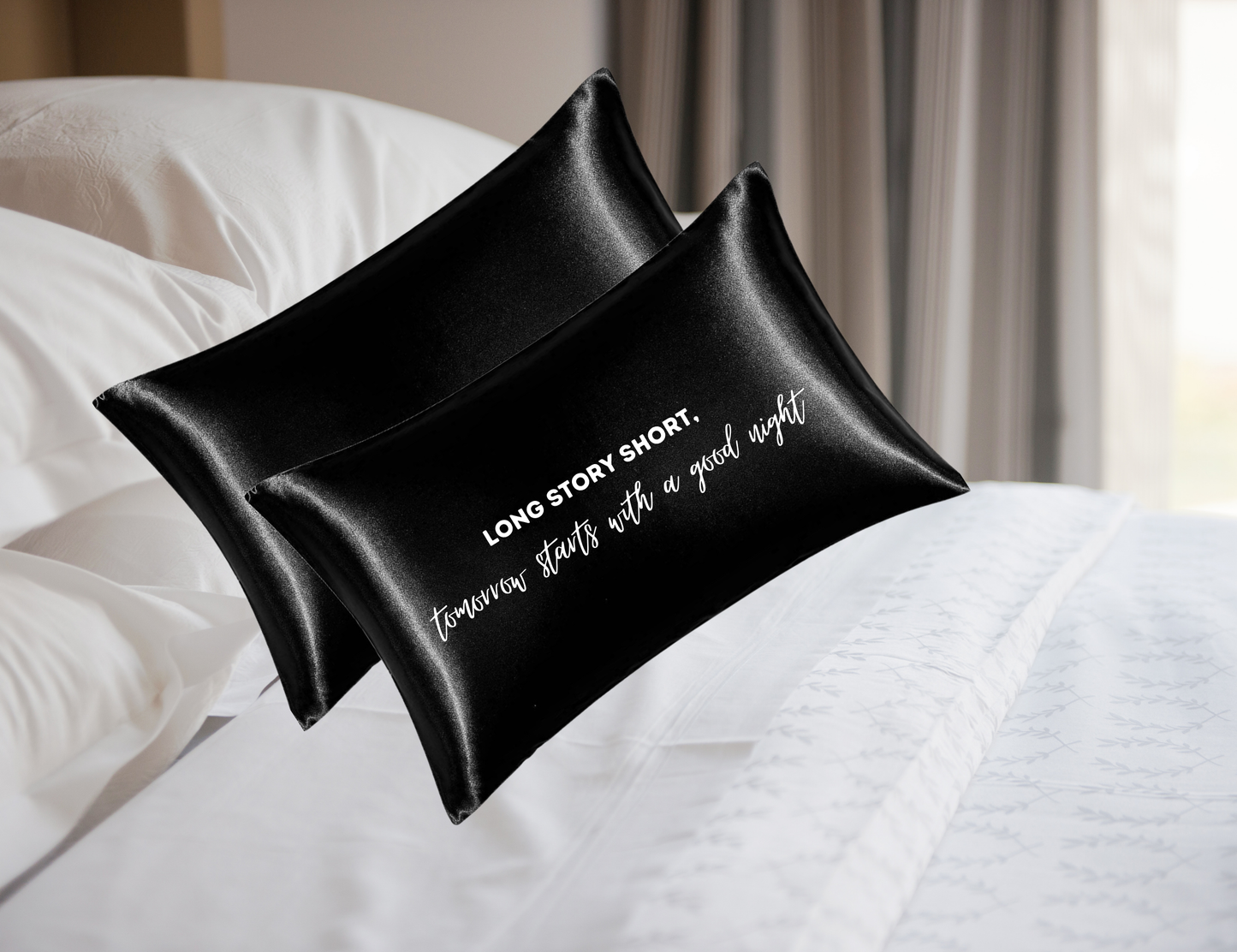 Satin Pillow case-Long story short