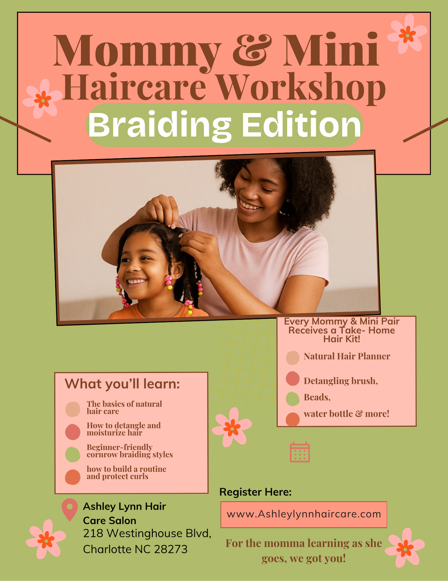 Mommy & Mini Braiding Edition Workshop Part 1