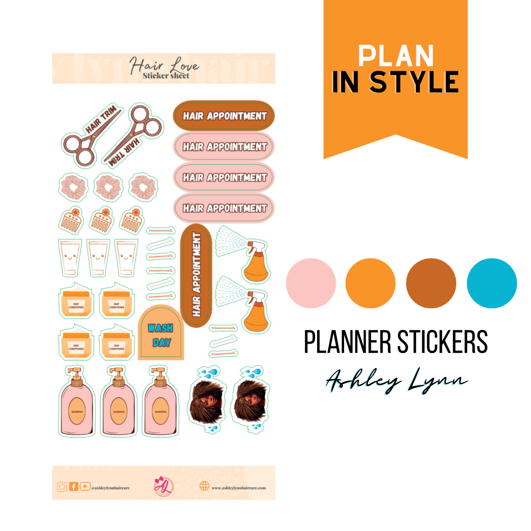 Hair Love Sticker sheet